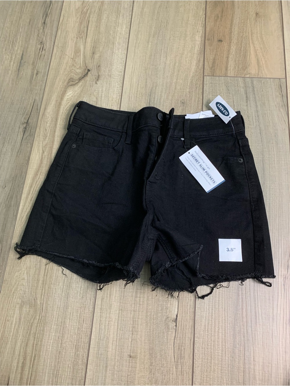 Black High-Rise Women’s Shorts